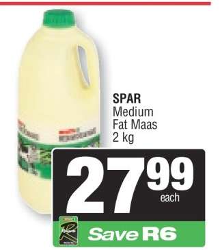 SPAR Medium Fat Maas