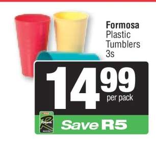 Formosa Plastic Tumblers 3s