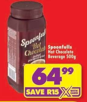 Spoonfulls Hot Chocolate Beverage 500g