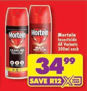 Mortein Insecticide all variants 300ml each