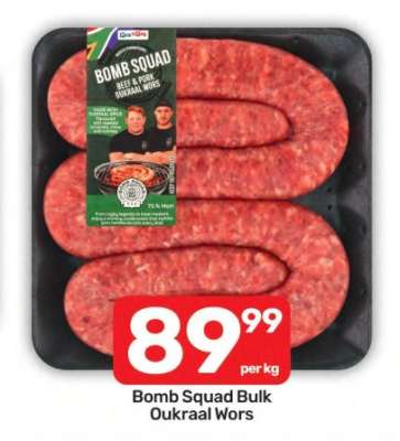 Bomb Squad Bulk Oukraal Wors