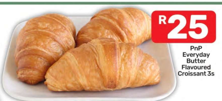 PnP Everyday Butter Flavoured Croissant 3s