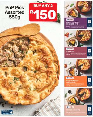 PnP Pies Assorted 550g