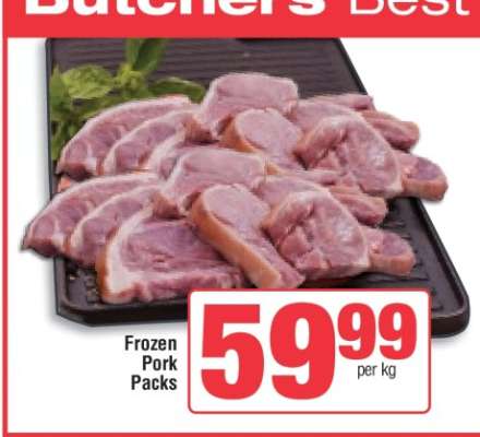 Frozen Pork Packs