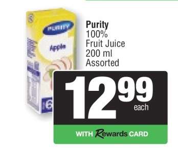Purity 100% Fruit Juice