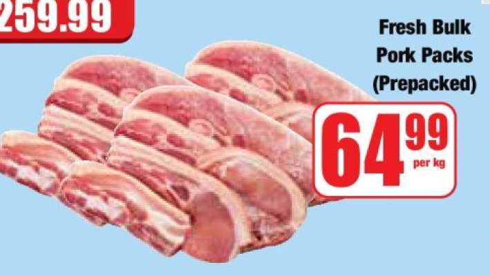 Fresh Bulk Pork Packs (Prepacked)