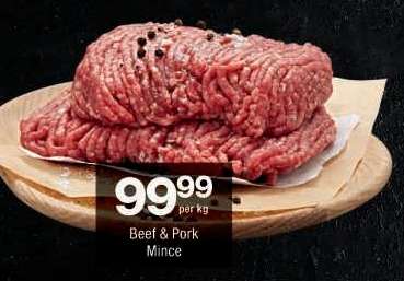 Beef & Pork Mince