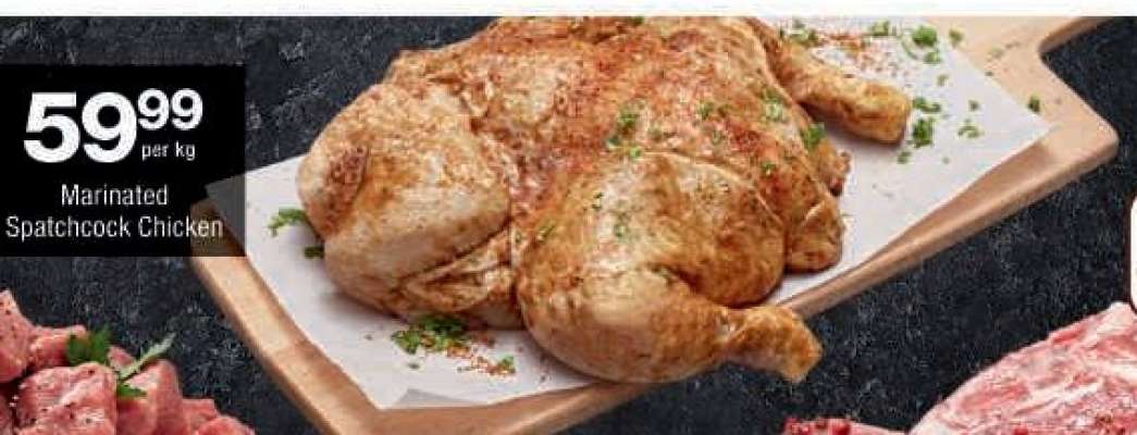 MARINATED SPATCHCOCK CHICKEN