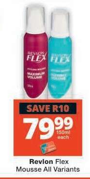 Revlon Flex Mousse All Variants