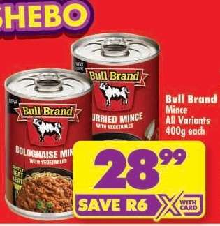 Bull Brand Mince
