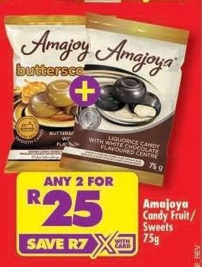 Amajoya Candy Fruit/Sweets 75g