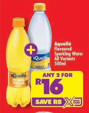 aQuellé Flavoured Sparkling Water All Variants 500ml