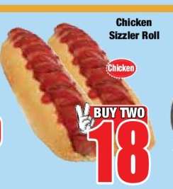 Chicken Sizzler Roll