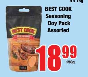 BEST COOK Seasoning Doy Pack Assorted