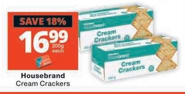 Housebrand Cream Crackers