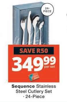 Sequence Stainless Steel Cutlery Set