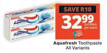 AQUAFRESH TOOTHPASTE