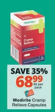 Medirite Cramp Relieve Capsules