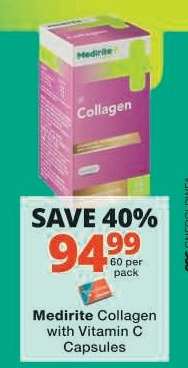Medirite Collagen with Vitamin C Capsules