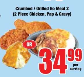 Crumbed / Grilled Go Meal 2