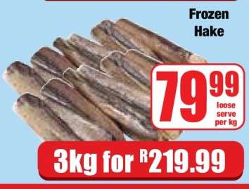 Frozen Hake