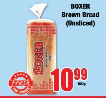 BOXER Brown Bread (Unsliced)