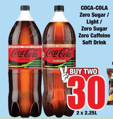 COCA-COLA Zero Sugar / Light / Zero Sugar Zero Caffeine Soft Drink