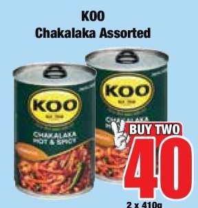 KOO Chakalaka Assorted
