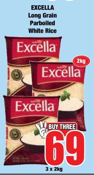 EXCELLA Long Grain Parboiled White Rice
