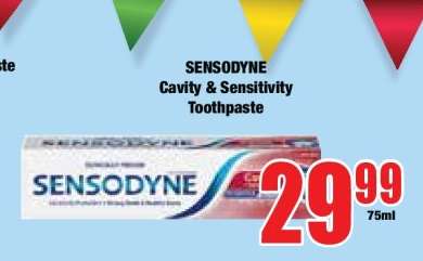 SENSODYNE Cavity & Sensitivity Toothpaste