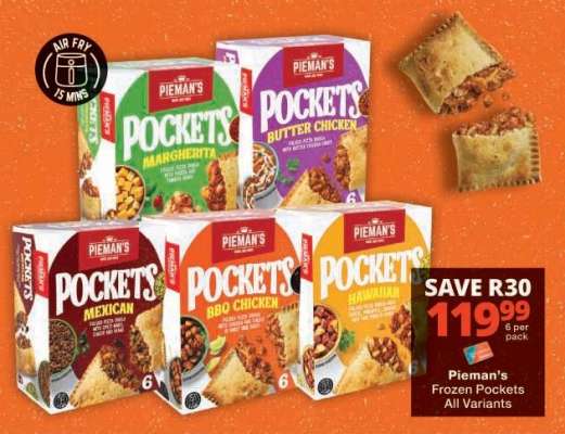 Pieman's Frozen Pockets All Variants