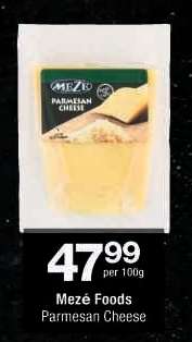Mezé Foods Parmesan Cheese