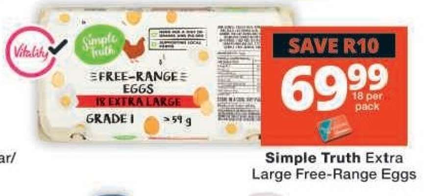 Simple Truth Extra Large Free-Range Eggs