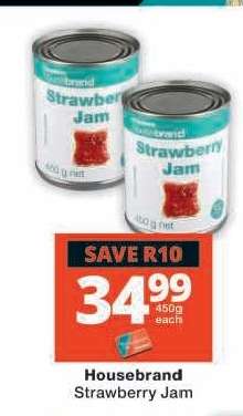 Housebrand Strawberry Jam