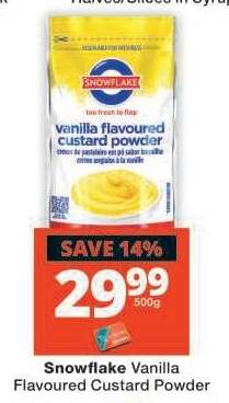 Snowflake Vanilla Flavoured Custard Powder