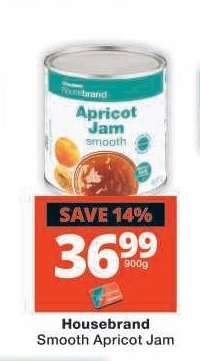 Housebrand Smooth Apricot Jam