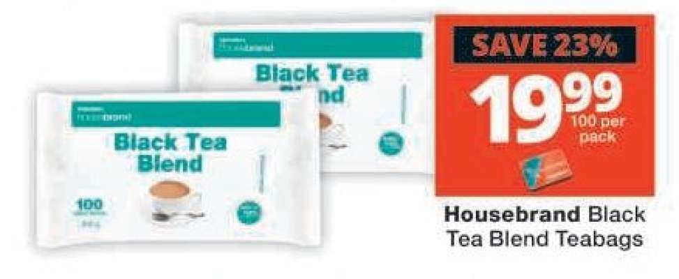 Housebrand Black Tea Blend Teabags