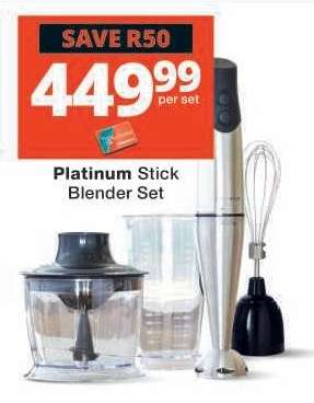 Platinum Stick Blender Set
