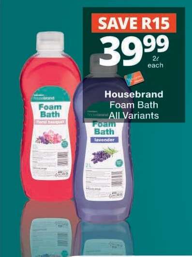 Housebrand Foam Bath All Variants
