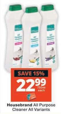 Housebrand All Purpose Cleaner All Variants