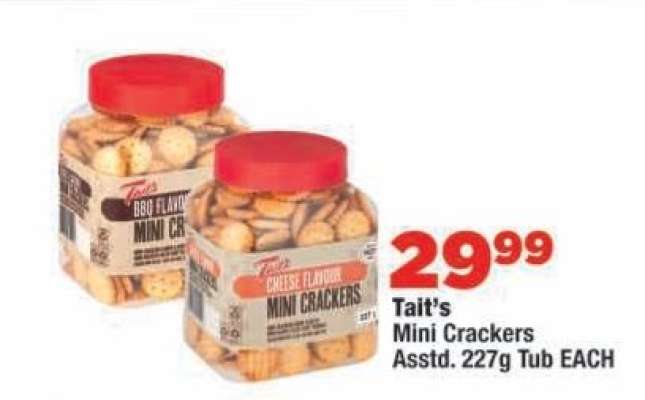 Tait's Mini Crackers
