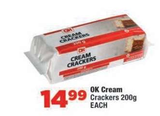 OK Cream Crackers 200g