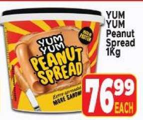 YUM YUM Peanut Spread 1Kg