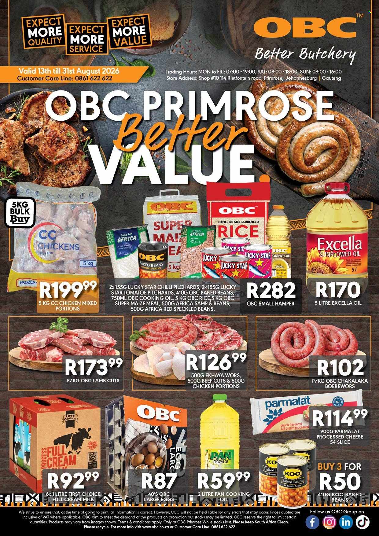 OBC specials - 08.13.2026 - 08.31.2026. Page 1