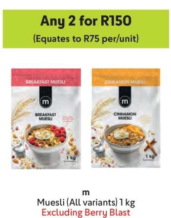 m Muesli (All variants)