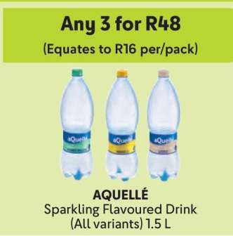 AQUELLÉ Sparkling Flavoured Drink
