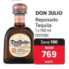 Don Julio Reposado Tequila