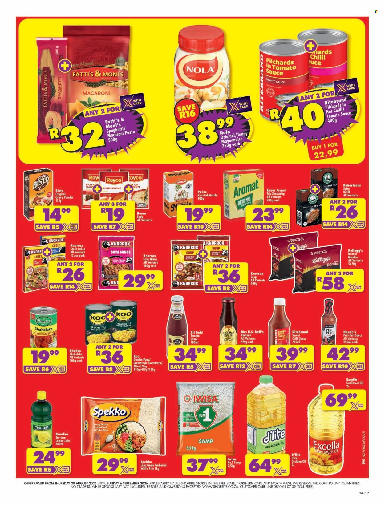 Shoprite specials - 08.20.2026 - 09.06.2026. Page 9