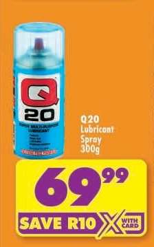 Q20 Lubricant Spray 300g