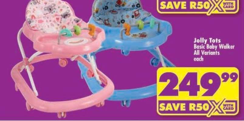 Jolly Tots Basic Baby Walker